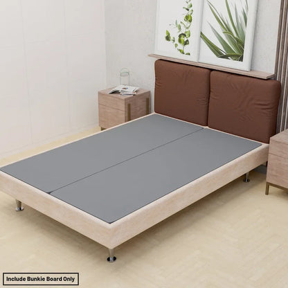 ONETAN, 1.5-Inch Split Bunkie Board for Mattress/Bed Support - Fully Assembled, Improved Comfort and Support, Gray.