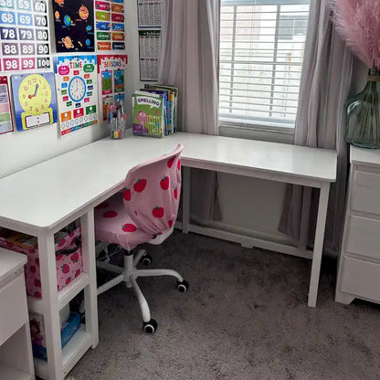 Max and Lily Corner Desk w/ Shelves