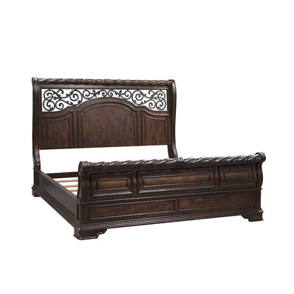 Gracewood Hollow Arbor Place Brownstone Sleigh Bed