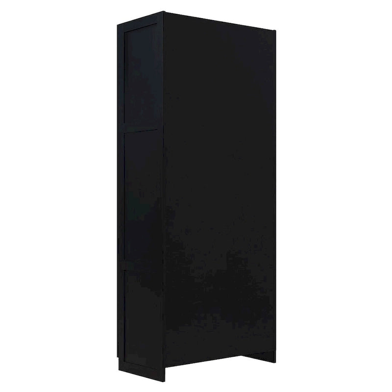 Manhattan Comfort Hopkins Modern 7 Shelf Freestanding Storage Closet Set of 2