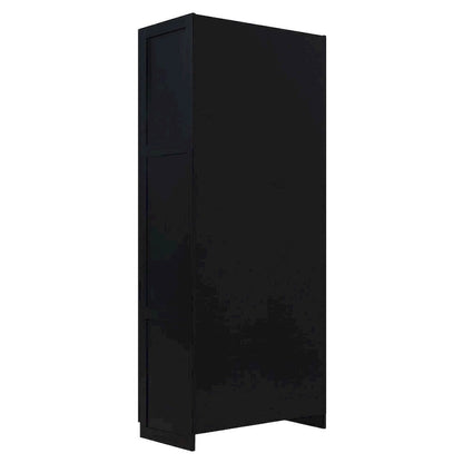 Manhattan Comfort Hopkins Modern 7 Shelf Freestanding Storage Closet Set of 2