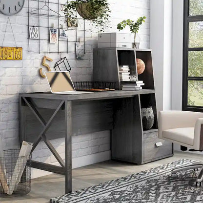 Jessica Modern 70-inch Computer Desk with USB Ports by Furniture of America
