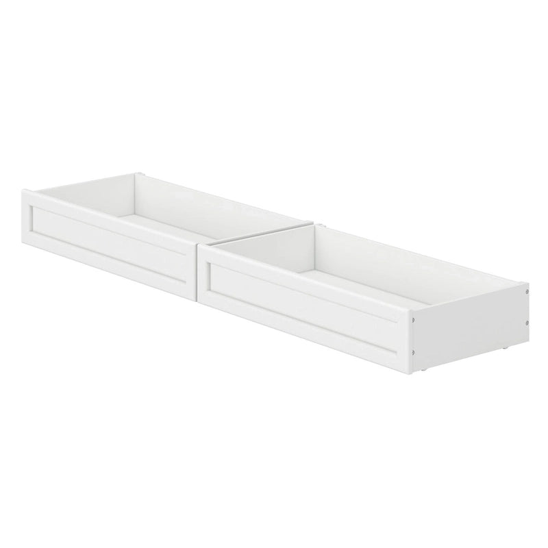 Queen-King-Twin XL Mid-Century Modern Under Bed Storage Drawers