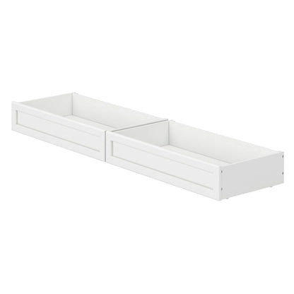 Queen-King-Twin XL Mid-Century Modern Under Bed Storage Drawers