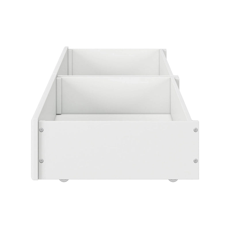 Queen-King-Twin XL Mid-Century Modern Under Bed Storage Drawers