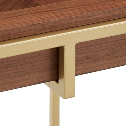 Cooke Square Table with Metal Base by iNSPIRE Q Modern