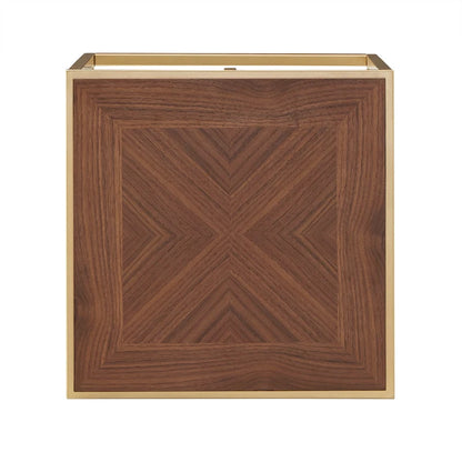 Cooke Square Table with Metal Base by iNSPIRE Q Modern