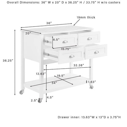 Crosley Connell Kitchen Island/Cart