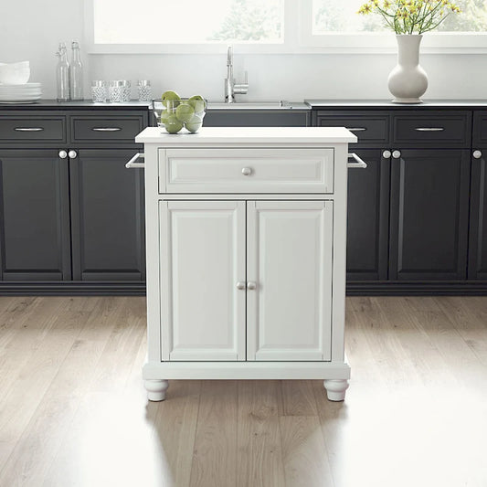 Crosley Cambridge Granite Top Portable Kitchen Island/Cart - 31W x 18D x 35H