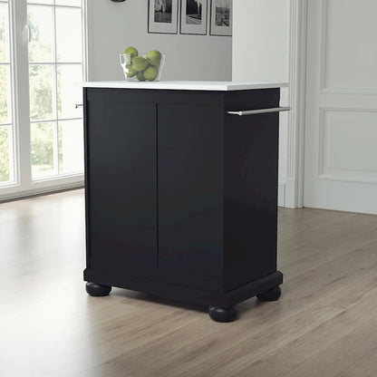 Crosley Alexandria Granite Top Portable Kitchen Island/Cart - 31W x 18D x 35.5H
