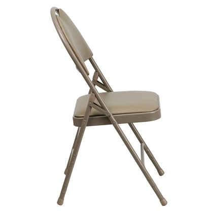 2 Pack Extra Large Ultra-Premium Triple Braced Folding Chair
