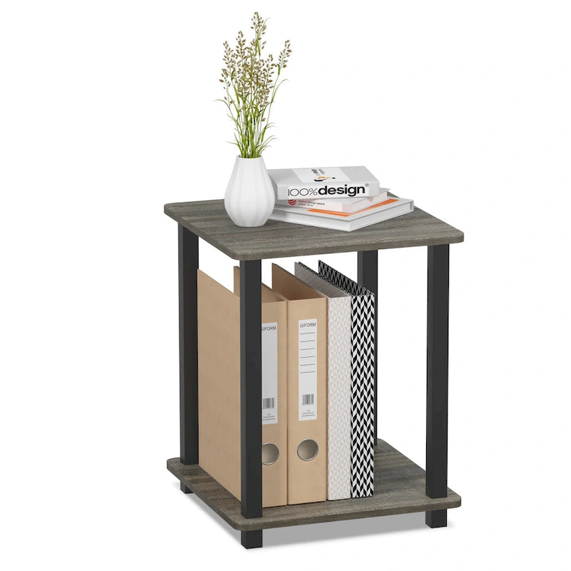 Porch & Den Rutherford Simplistic Square End Tables (Set of 2)