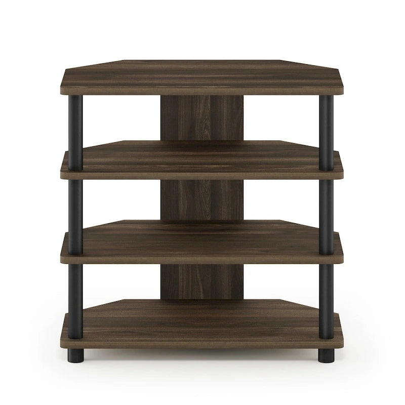 Furinno Turn-N-Tube Easy Assembly 4-Tier Petite TV Stand