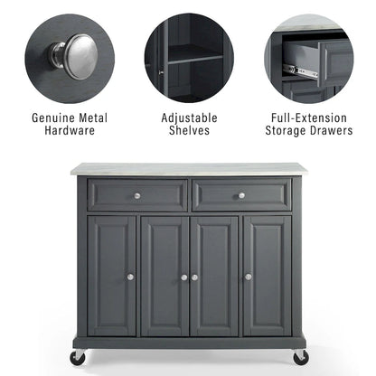 Crosley Avery Kitchen Cart - 42.13W x 18D x 36H