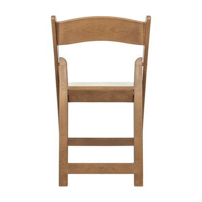 Set of 2 Folding Chairs with Padded Seats - 18D x 17.25W x 30.75H