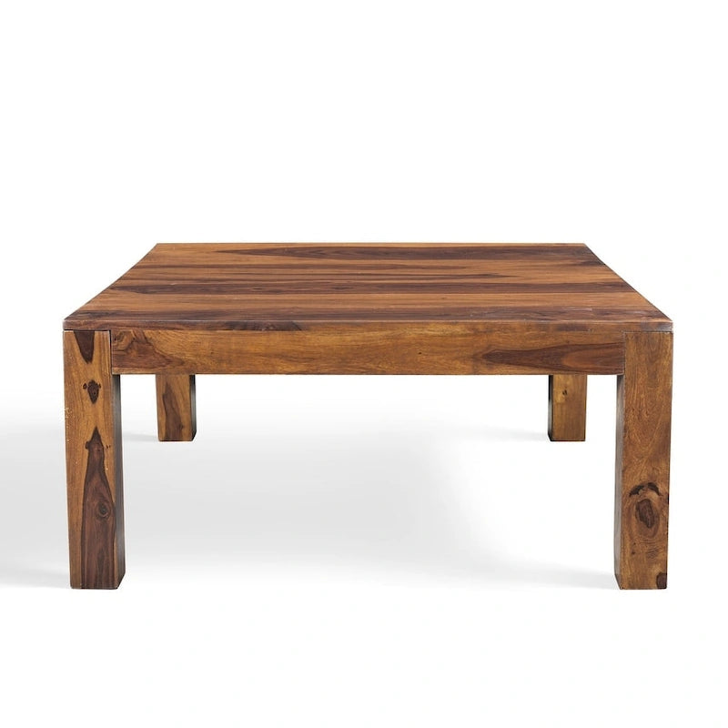 Handmade Cube Low Square Coffee Table (India) - 15.75  x 35.5  x 35.5