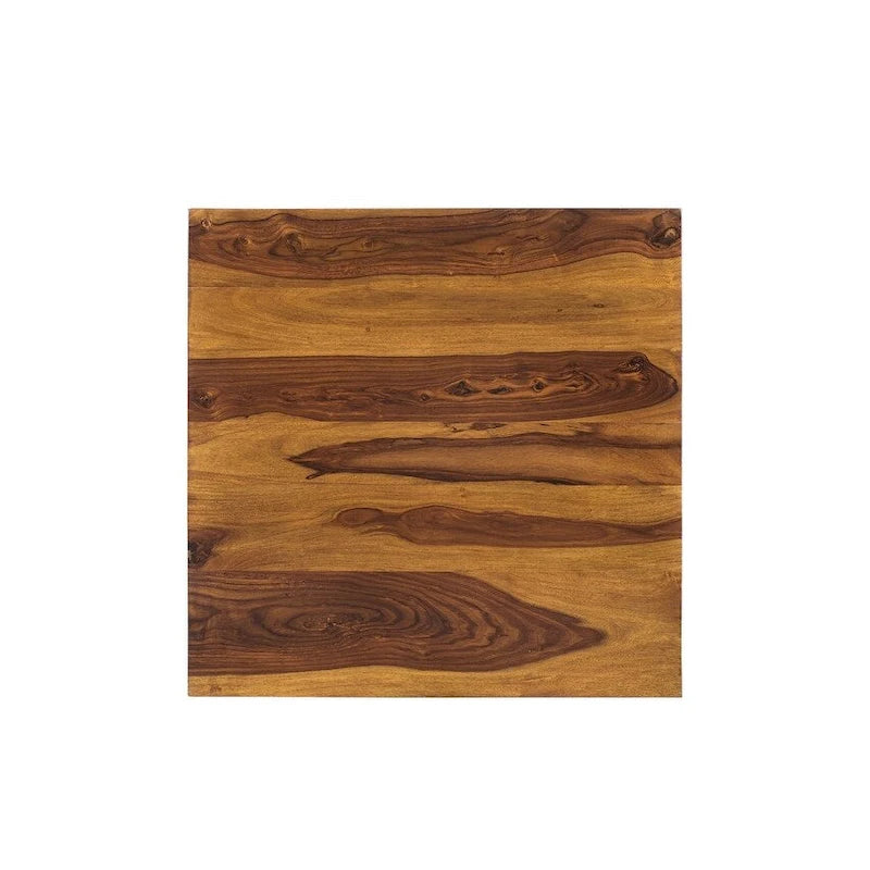 Handmade Cube Low Square Coffee Table (India) - 15.75  x 35.5  x 35.5