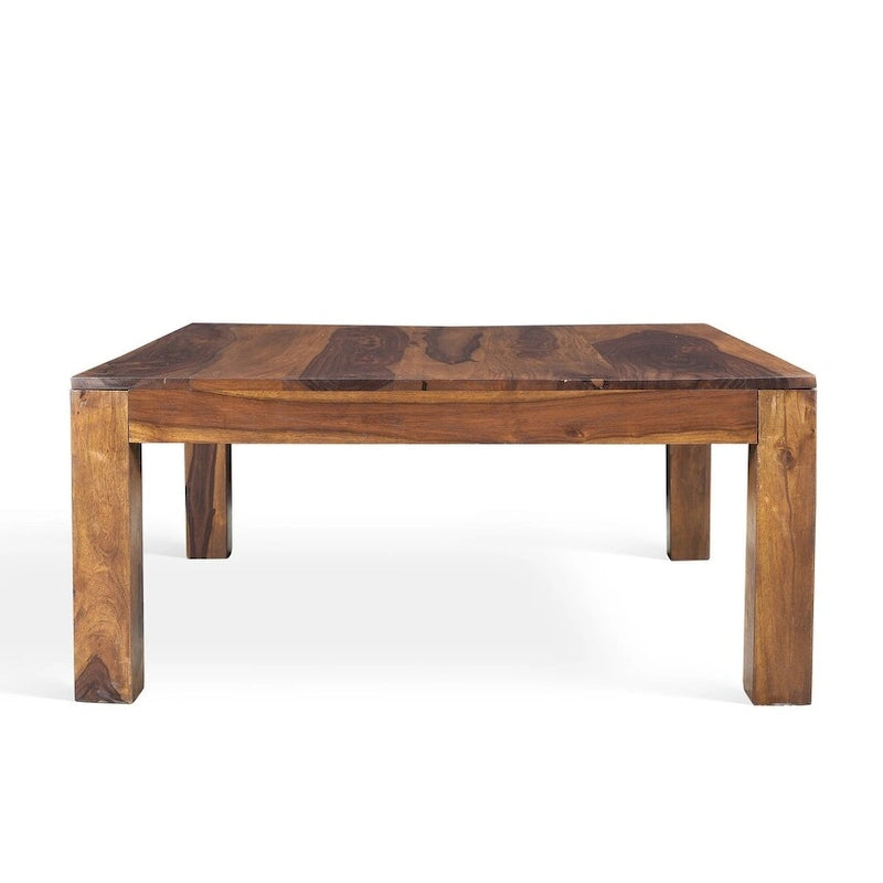 Handmade Cube Low Square Coffee Table (India) - 15.75  x 35.5  x 35.5
