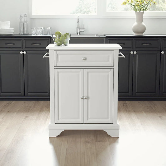 Crosley Lafayette Granite Top Portable Kitchen Island/Cart - 31W x 18D x 35.5H