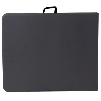 30W x 72L Bi-Fold Plastic Banquet and Event Folding Table with Carrying Handle - 72D x 30W x 29H