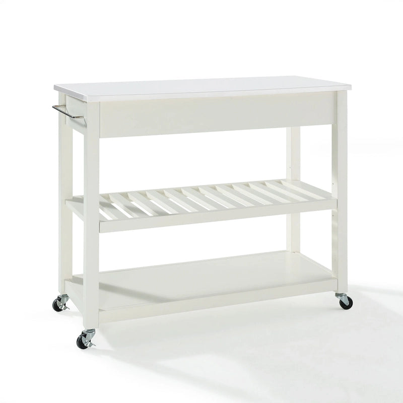 Crosley Full Size Granite Top Kitchen Prep Cart - 43W x 17D x 35H