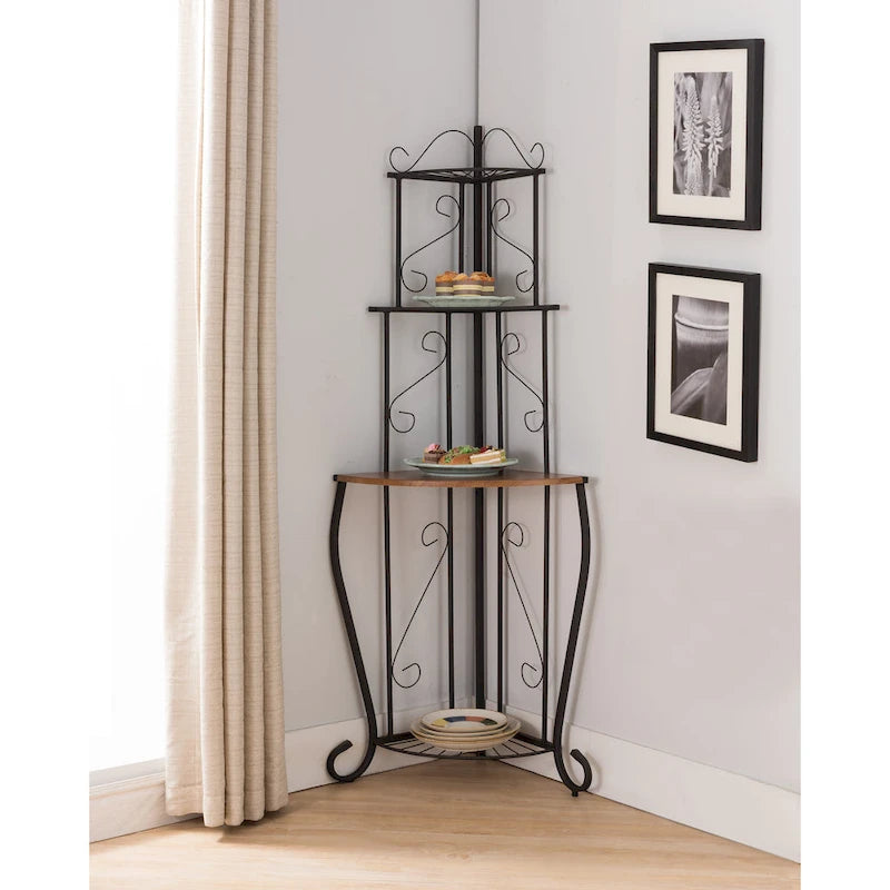 Corner Kitchen Bakers Rack