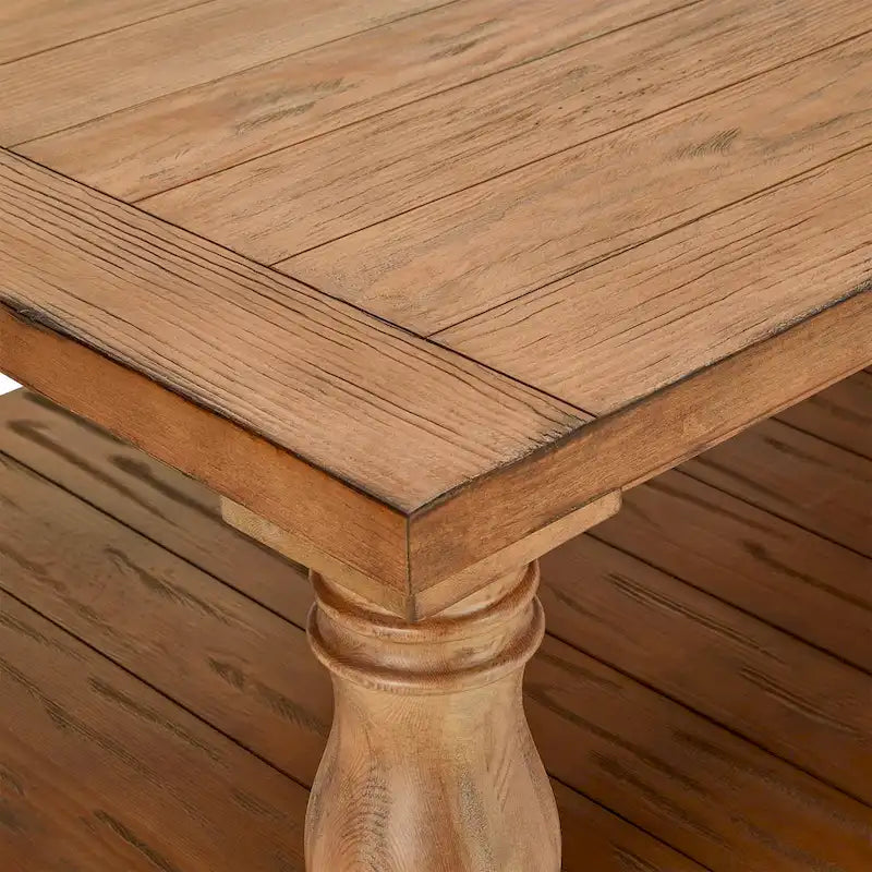 Edmaire Rustic Baluster 60-inch Coffee Table by iNSPIRE Q Artisan
