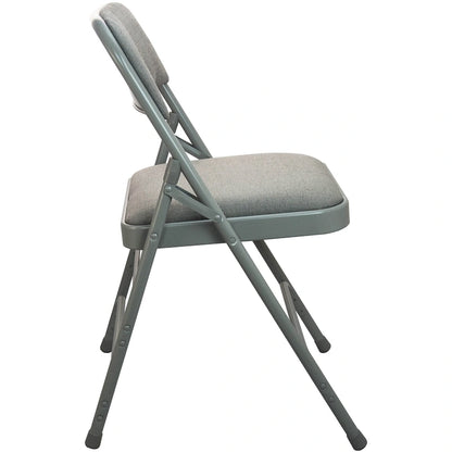 2-pack Advantage Padded Metal Folding Chair - Fabric Seat