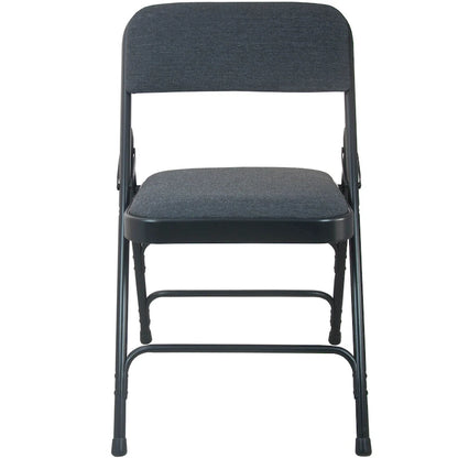 2-pack Advantage Padded Metal Folding Chair - Fabric Seat