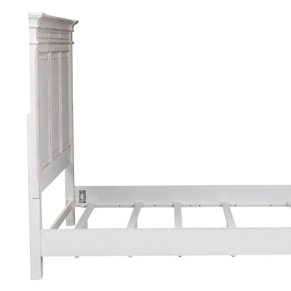 The Gray Barn Abbey Park Weathered Brown & Antique White King Panel Headboard