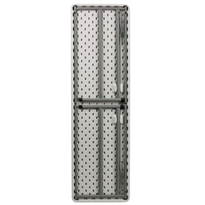 18W x 60L Rectangular Granite White Plastic Folding Training Table