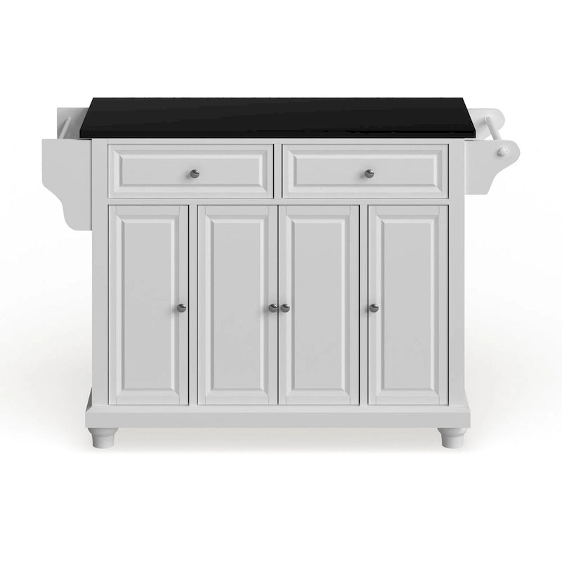Crosley Cambridge Granite Top Full Size Kitchen Island/Cart - 18d x 51.5w x 36h