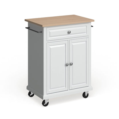 Crosley Compact Wood Top Kitchen Cart - 31W x 18D x 35.5H
