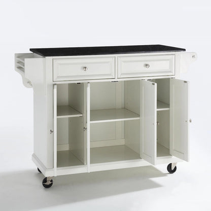 Crosley Full Size Granite Top Kitchen Cart - 18d x 51.5w x 36h
