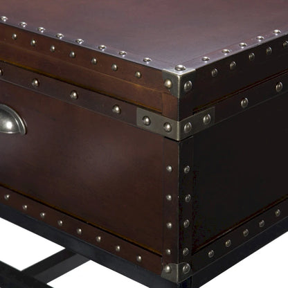 SEI Furniture Azul Espresso Storage Coffee Table