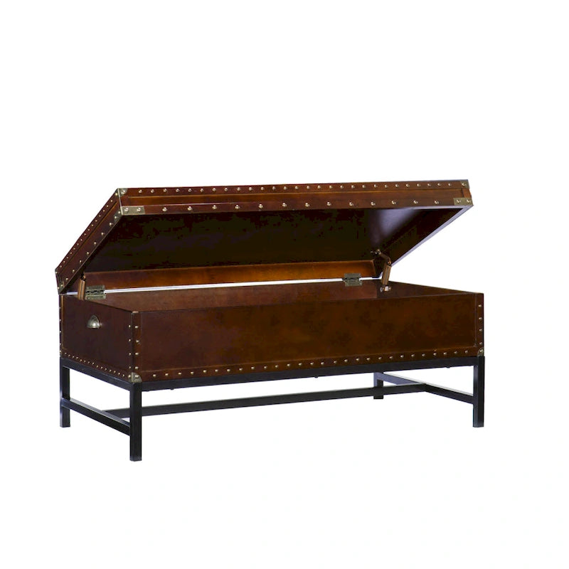 SEI Furniture Azul Espresso Storage Coffee Table