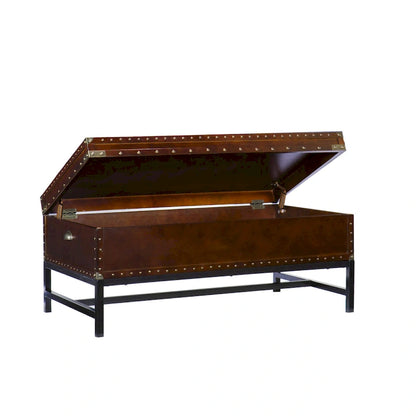 SEI Furniture Azul Espresso Storage Coffee Table