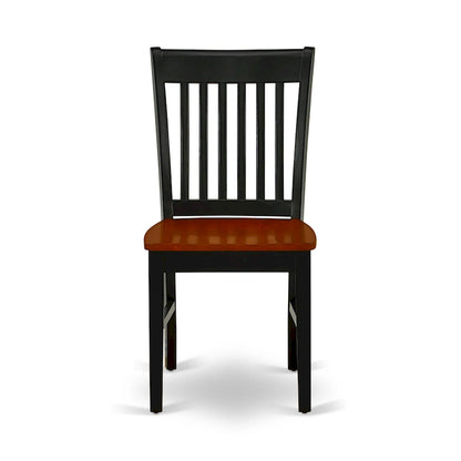 East West Furniture Kitchen Table Set Consist of a Rectangle Dining Table with Butterfly Leaf and Dining Chairs (Pieces Options)