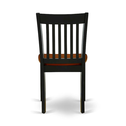 East West Furniture Kitchen Table Set Consist of a Rectangle Dining Table with Butterfly Leaf and Dining Chairs (Pieces Options)