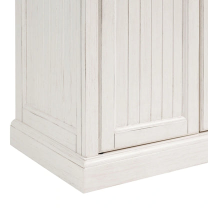 Crosley Seaside Distressed White Kitchen Pantry