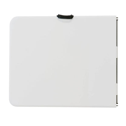 6 Foot Plastic Folding Table in White