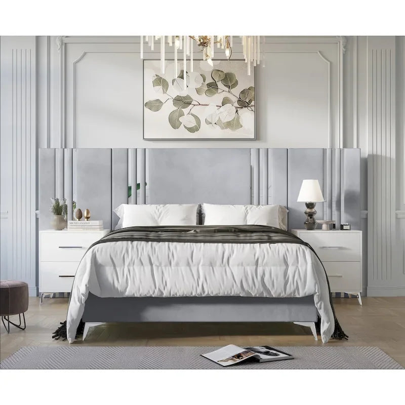 Laytec Upholstered Platform Bed