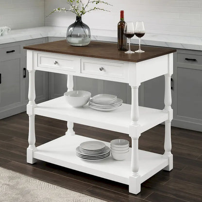 Crosley Caitlyn Wood Top Kitchen Island - 23.63d x 42w x 36.25h