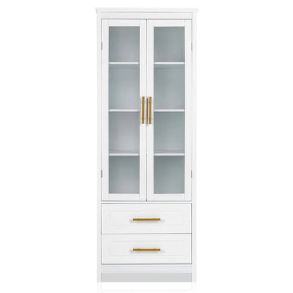 White MDF Bathroom Cabinet