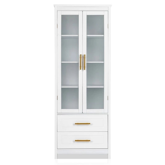 White MDF Bathroom Cabinet