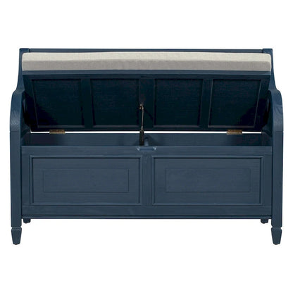 Merax 42 Rustic Style Solid wood Entryway Multifunctional Storage Bench