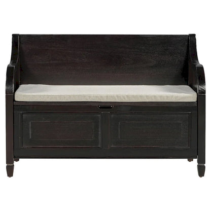 Merax 42 Rustic Style Solid wood Entryway Multifunctional Storage Bench