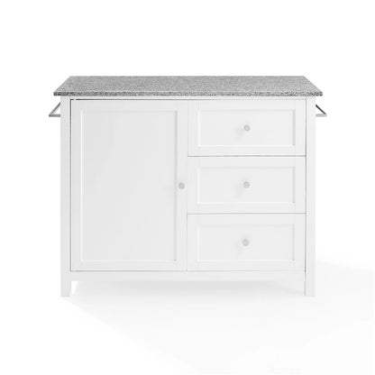 Crosley Soren Granite Top Kitchen Island/Cart - 18.13d x 42.13w x 37.5h