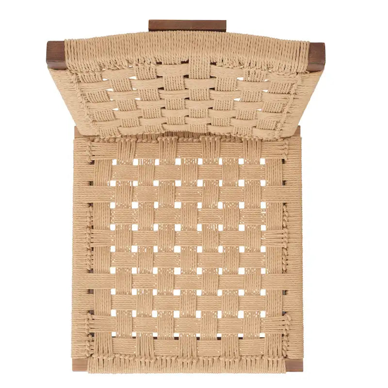 SAFAVIEH Couture Justice Woven Dining Chair (Set of 2) - 19 In. W x 24 In. D x 35 In. H - 19Wx24Dx35H