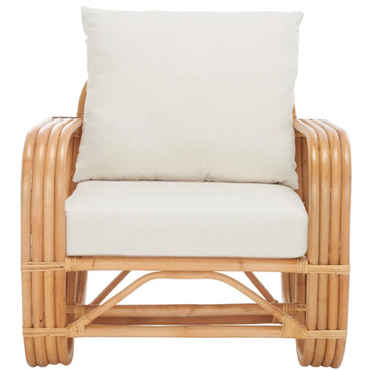 SAFAVIEH Alvena Accent Chair with Cushion - 30  W x 33  D x 29  H - 30Wx33Dx29H